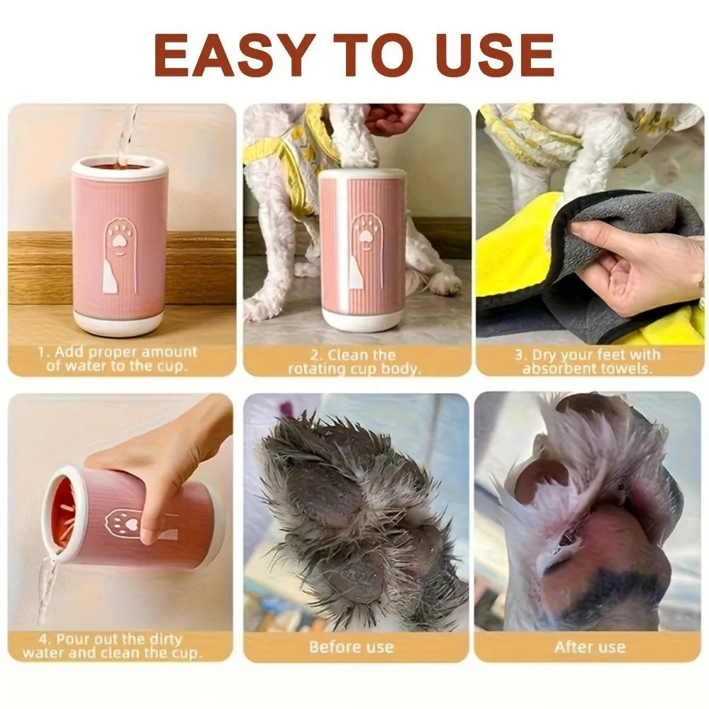 Portable Paw Cleaner for Pets